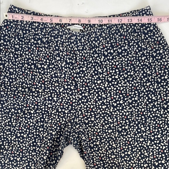 Club Monaco Blue and Cream Silk Pants Size 4 - Picture 5 of 9